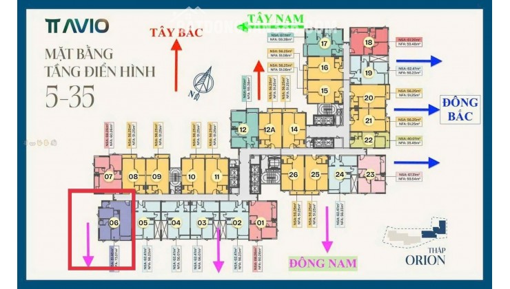 Bán Nhanh Căn Góc 3N Tầng Trung Siêu Đẹp Giá CĐT dự án TT Avio chỉ nhỉnh 3 tỷ